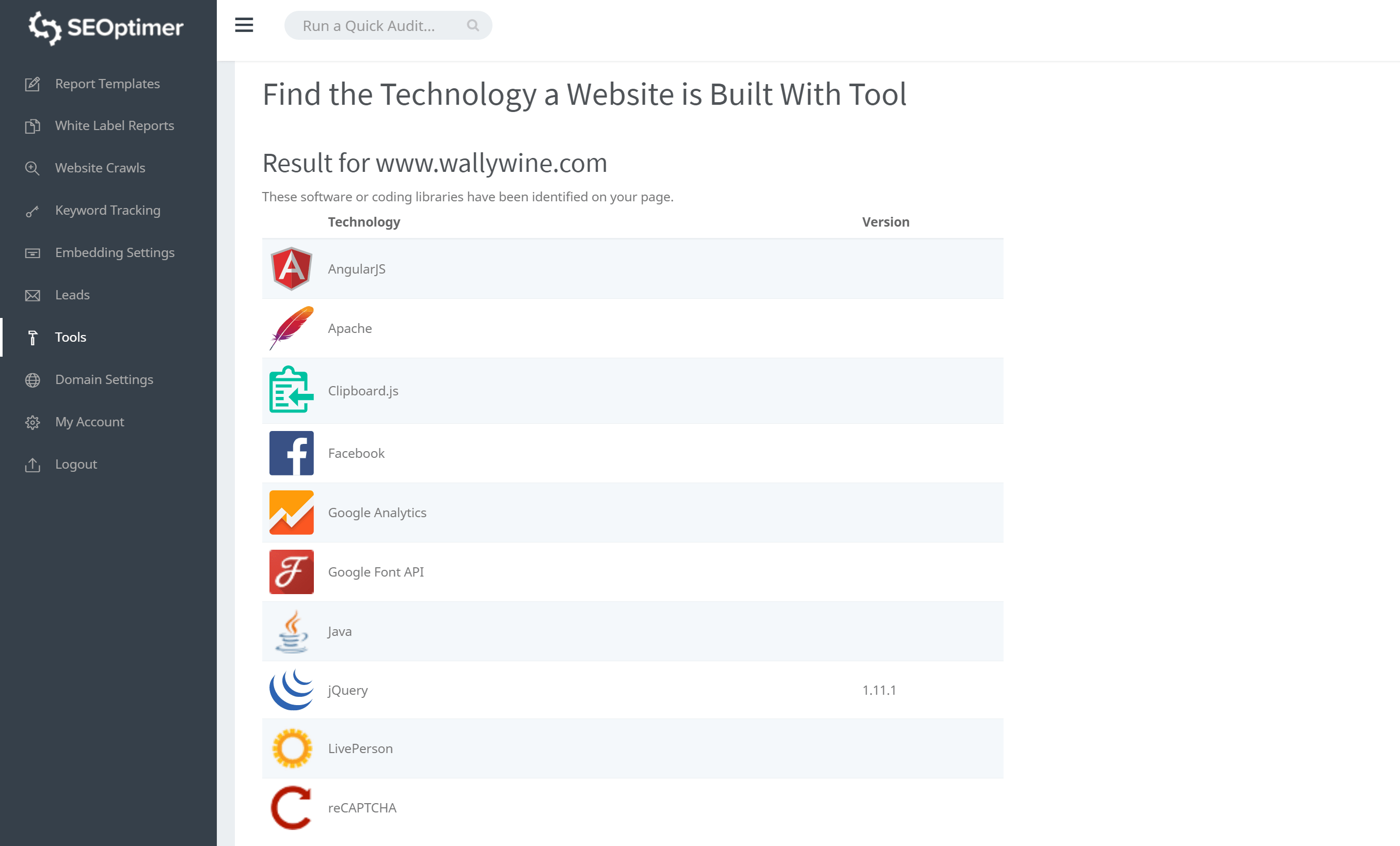 Temukan teknologi yang digunakan untuk membangun sebuah situs web